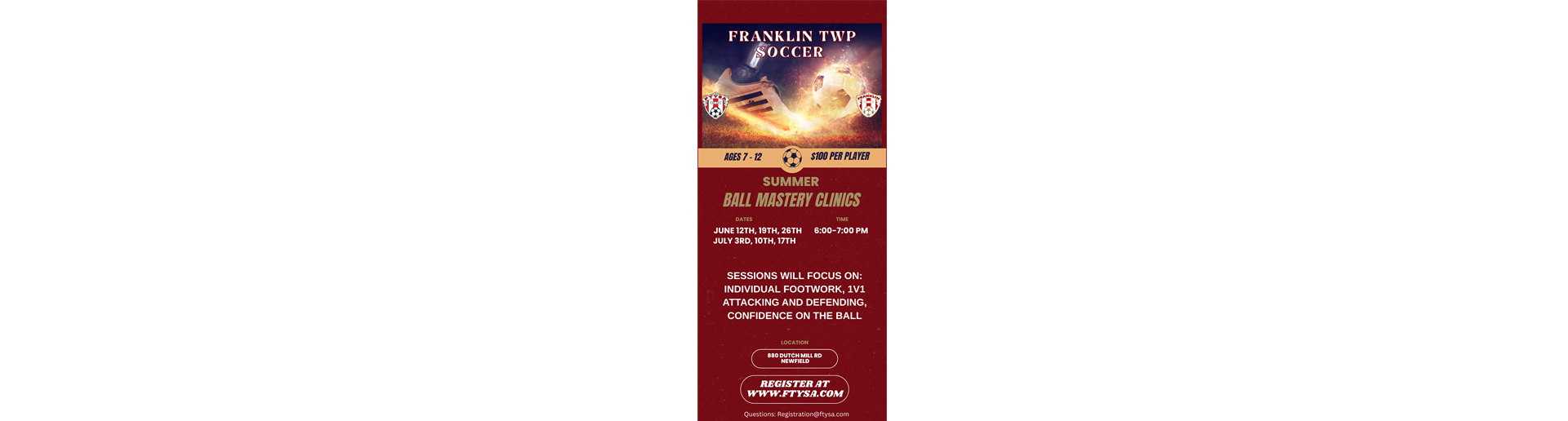 Summer Ball Mastery Clinics